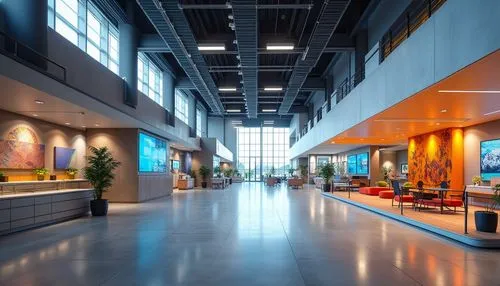 lobby,pedway,atriums,concourse,aeroport,skyways,concourses,office buildings,hotel lobby,the airport terminal,hallway,corridors,foyer,phototherapeutics,modern office,atrium,offices,hallway space,lofts,corridor,Photography,General,Realistic