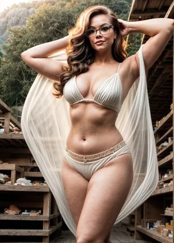  she plus size and no nudes and She is very elegant but she is 
also very bold  and Wonderful sunset, cinematographic style.
a British woman, long hair, beautiful, slim body, exotic,
 glasses, full bo