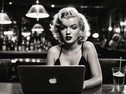 marylin monroe,woman eating apple,girl at the computer,macbook,laptop,online date,work from home,internet addiction,laptops,marylyn monroe - female,social media addiction,apple macbook pro,macbook pro,marilyn,online dating,slave to the internet,blogging,online shopping icons,restaurants online,laptop screen,Photography,General,Commercial