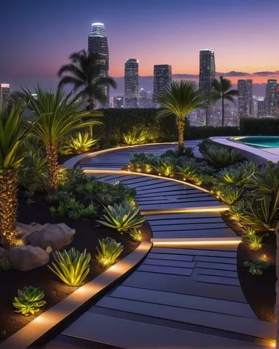 landscape design sydney,landscape designers sydney,garden design sydney,roof garden,landscaped,roof terrace,roof landscape,palm garden,dubai garden glow,san diego skyline,roof top pool,royal palms,landscaping,penthouses,walkway,tropical house,ambient lights,climbing garden,artificial grass,palms,Illustration,Black and White,Black and White 15