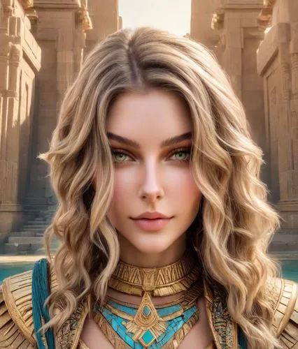 cleopatra,artemisia,ancient egyptian girl,arabian,priestess,fantasy portrait,goddess of justice,petra,female warrior,athena,alhambra,portrait background,full hd wallpaper,celtic queen,jaya,pharaonic,karnak,samara,egyptian,elza,Photography,Realistic