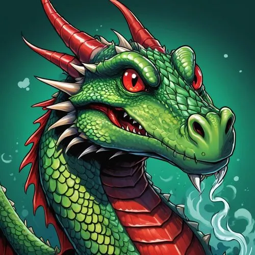 dragon of earth,shenlong,gopendra,shendu,dragonja,painted dragon,Illustration,American Style,American Style 13