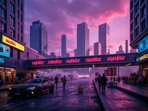 new york streets,broadway,yonge,bladerunner,manhattan,times square,time square,newyork,new york,colorful city,gotham,lalive,black city,cityscapes,fantasy city,harbour city,shangai,neon arrows,apocalyptic,neon lights