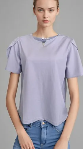 girl in t-shirt,cotton top,women's clothing,blouse,fir tops,long-sleeved t-shirt,women clothes,fashion vector,isolated t-shirt,ladies clothes,3d model,in a shirt,bodice,shirt,crop top,active shirt,female model,gradient mesh,tshirt,polo shirt,Female,Western Europeans,Straight hair,Youth adult,M,Confidence,Denim,Pure Color,Beige