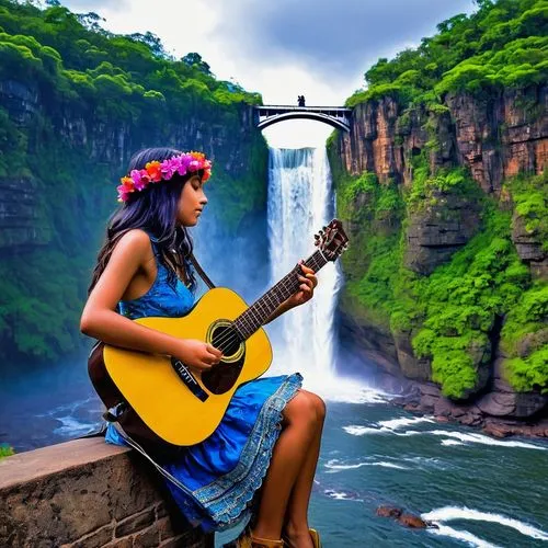 amazonas,hula,guelaguetza,cavaquinho,cachoeira,canaima,Conceptual Art,Fantasy,Fantasy 16