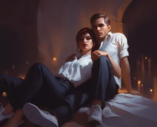 equals,digital painting,seana,romantic portrait,fitzsimmons,young couple,broods,overpainting,lucian,honeymoon,world digital painting,homel,lucaya,firelight,melian,amants,loddo,candlelights,fireside,pu