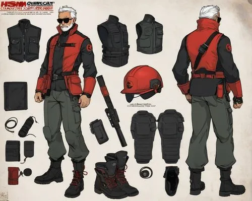 drysuit,modred,hulkling,speleological,rugal,corpsmen,blackwatch,volcanologist,bi-place paraglider,akihiko,lance red,azzarello,protective clothing,kakashi hatake,lifejackets,shadaloo,nextwave,climbing gear,maximoff,redline,Unique,Design,Character Design