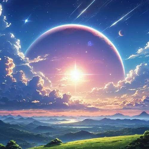 moon and star background,planetaria,landscape background,horizon,full hd wallpaper,alien planet,windows wallpaper,earthlike,earth rise,dreamscape,horizons,fantasy landscape,futuristic landscape,planet,beautiful wallpaper,planet alien sky,nature background,alien world,bright sun,space art,Photography,General,Realistic