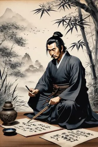 yi sun sin,cool woodblock images,oriental painting,confucius,tea ceremony,korean history,xing yi quan,haidong gumdo,geomungo,tea zen,tieguanyin,traditional chinese medicine,sōjutsu,qi-gong,japanese art,chinese art,taijiquan,daitō-ryū aiki-jūjutsu,luo han guo,shuanghuan noble,Illustration,Paper based,Paper Based 30