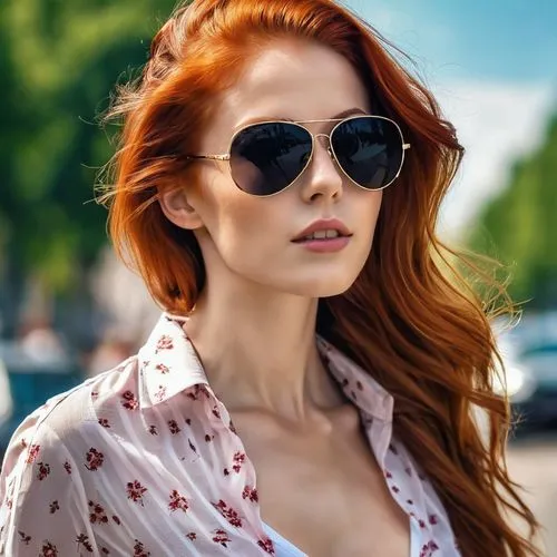 sunglasses,redheads,redhead,red head,sun glasses,aviators,triss,yelizaveta,redhair,stefanovich,elizaveta,zhuravleva,rousse,redhead doll,sunglass,sunwear,anastasiadis,chastain,ginger rodgers,irisa,Photography,General,Realistic