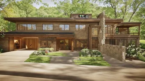 timber house,mid century house,log cabin,log home,eco-construction,wooden house,garden elevation,large home,new echota,the cabin in the mountains,3d rendering,beautiful home,dunes house,californian white oak,country estate,new england style house,house in the forest,modern house,luxury home,chalet