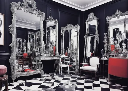 beauty room,salon,beauty salon,dressing table,hairdressing,hairdressers,mirror house,ornate room,makeup mirror,mirrors,magic mirror,hairdresser,barber shop,the mirror,napoleon iii style,luxury decay,gothic style,venice italy gritti palace,art deco frame,barbershop,Art,Artistic Painting,Artistic Painting 24