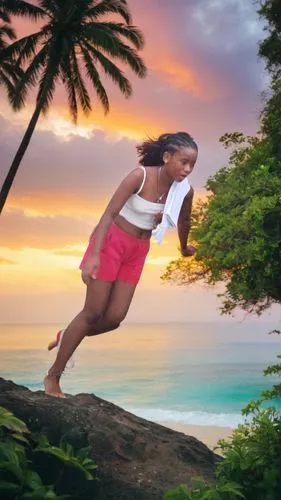 half lotus tree pose,girl on the dune,photo manipulation,photoshop manipulation,hula,beach background