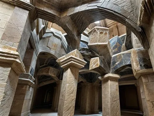 medieval architecture,celsus library,tombs,el jem,umayyad palace,crypt,romanesque,medrese,the monastery ad deir,alabaster mosque,michel brittany monastery,pillars,hall of the fallen,roman bath,roman columns,ancient roman architecture,ancient buildings,abbaye de belloc,cloister,marble palace