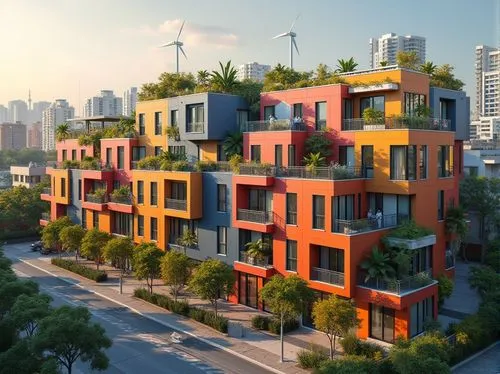 cube stilt houses,multifamily,townhomes,liveability,condos,new housing development,urban design,cohousing,apartment blocks,urbanism,inmobiliaria,apartment block,villeray,urban development,condominia,cedarvale,suburbanized,urbanization,3d rendering,apartment buildings,Photography,General,Realistic