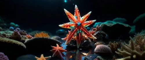 coral guardian,sea life underwater,deep coral,star anemone,aquarium lighting,lembeh,marine diversity,trumpetfish,sea star,coral aloe,red crinoid,starfishes,fire-star orchid,aquarium decor,marine invertebrates,antarctic flora,echinoderm,red anemone,ornamental shrimp,red anemones