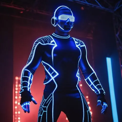 electro,tron,neon body painting,cyberian,cyberdog,elec,Photography,General,Realistic