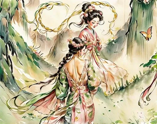 diaochan,kuanyin,guanyin,jianyin,yuexiu,oriental princess,kunqu,qibao,xiaohua,qingyi,oiran,xuanwumen,oriental painting,xuanxu,amano,xiaojian,xuanwei,zhui,kuangyin,hanfu