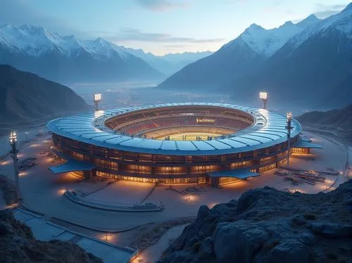 mongolia mnt,stadiums,stadium falcon,football stadium,stadia,stadionul,garmisch partenkirchen ski stadium,sochi,fifa 2018,soccer field,stadio,maracana,omnisport,coliseum,arena,futuristic landscape,frankenstadion,stade,hallenstadion,olympic stadium,Photography,General,Realistic