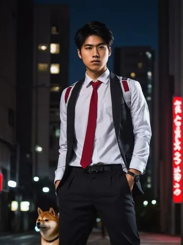 shiba,shiba inu,red tie,akita inu,cute tie,korean jindo dog,dog photography,formal guy,necktie,canaan dog,dog-photography,jin deui,kishu,business man,senior photos,businessman,ceo,dogecoin,cosplay image,boy and dog,Photography,Documentary Photography,Documentary Photography 17