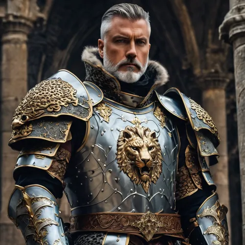 knight armor,paladin,cullen skink,king arthur,castleguard,crusader,medieval,templar,witcher,armor,armour,knight,armored,male elf,dwarf sundheim,heroic fantasy,htt pléthore,heavy armour,warlord,dane axe,Illustration,Realistic Fantasy,Realistic Fantasy 46