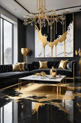 gold paint stroke,gold lacquer,luxury home interior,gold leaf,opulent,gold paint strokes,opulently,gold wall,gold and black balloons,opulence,interior modern design,black and gold,modern decor,interior design,interior decoration,gold foil art,gold foil shapes,luxe,boisset,contemporary decor,Conceptual Art,Graffiti Art,Graffiti Art 08