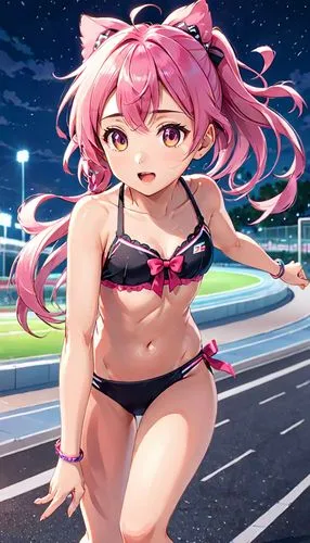 sports girl,beach sports,beach volleyball,female runner,track,volleyball,track and field,nyan,street sports,volleyball player,sports game,pink vector,running,kawaii people swimming,magenta,pole vaulter,pole vault,beach background,ako,kotobukiya,Anime,Anime,Realistic