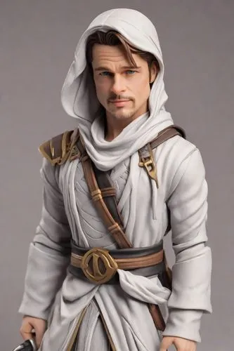 ezio,3d figure,vax figure,actionfigure,game figure,jesus figure,Digital Art,Clay