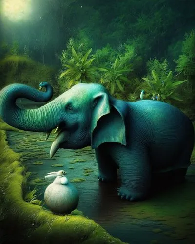 blue elephant,elephant's child,elephant with cub,elephant ride,elephant,mama elephant and baby,whimsical animals,cartoon elephants,dumbo,elephants,elephantine,elephant toy,pachyderm,green animals,baby