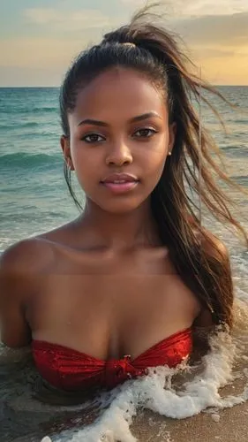 beach background,trinidadian,african american woman,marshallese,monifa,tamika