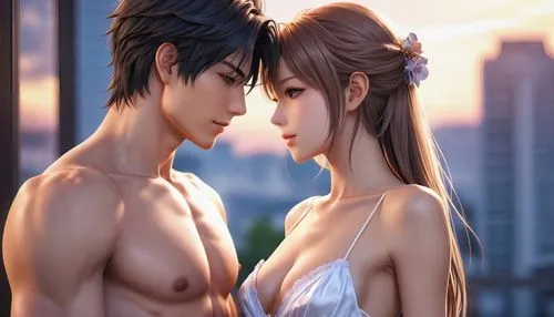 salick,romantic scene,erenhot,anime 3d,teika,romantic portrait,kilik,sekai,bessatsu,dissidia,valkyria,fenyang,serah,girl and boy outdoor,ishin,rozen,sorokina,tomoharu,liujiaxia,dusk background