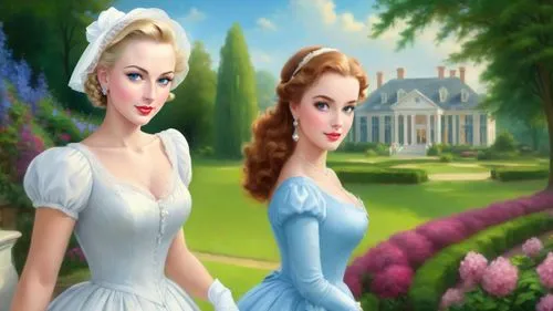 stepsisters,cinderellas,housemaids,cendrillon,countesses,princesses