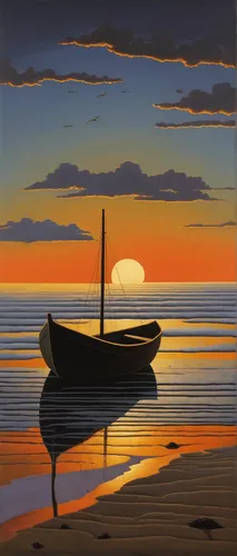 boat landscape,sailing-boat,sailing boat,boat on sea,old wooden boat at sunrise,sailboat,sail boat,seascape,sea landscape,olle gill,sailing ship,fishing boat,sailing,sea sailing ship,sailing boats,fishing boats,beach landscape,coastal landscape,sailer,sail ship,Art,Artistic Painting,Artistic Painting 30