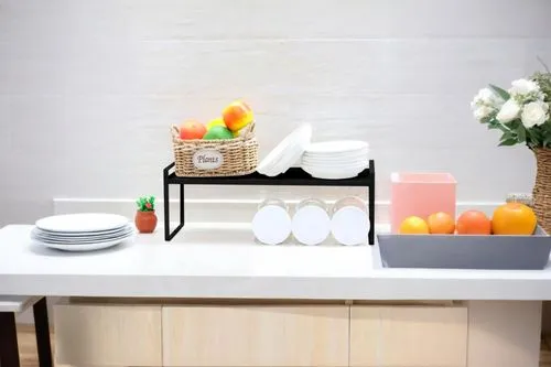 plate shelf,kitchenette,modern minimalist kitchen,citrus juicer,minibar,dessert station,modern kitchen interior,highboard,modern kitchen,kitchenware,product display,credenza,kitchen counter,apricot preserves,sideboard,kitchen design,dish storage,contemporary decor,tile kitchen,sideboards