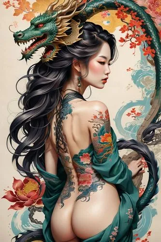 oriental painting,viveros,japanese art,fantasy art,kommuna,oriental girl,Photography,Documentary Photography,Documentary Photography 08