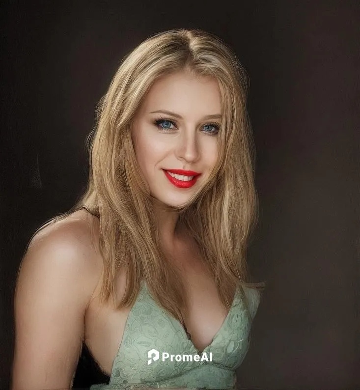 a young caucasian girl 25 years old flowing long blonde hair, green eyes, red lips, smiling wearing a glamourous black dress stand up at sunset in central park in New York as background in 4k,hollywoo