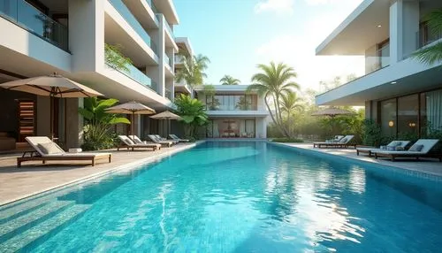 3d rendering,outdoor pool,seminyak,las olas suites,luxury property,penthouses,tropical house,residencial,amanresorts,holiday villa,swimming pool,infinity swimming pool,paradisus,render,holiday complex,legian,roof top pool,waterview,landscape design sydney,resort,Photography,General,Realistic