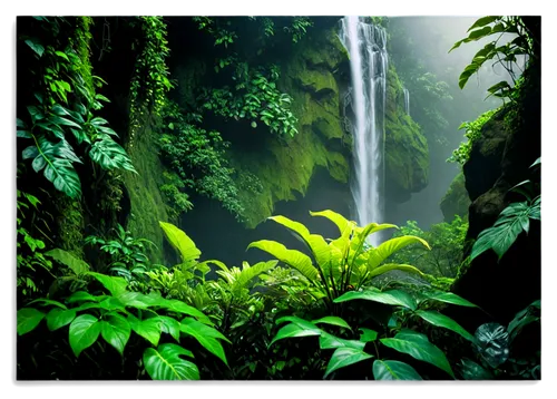 green waterfall,tropical forest,rain forest,nature background,rainforests,rainforest,yunque,nature wallpaper,amazonia,background view nature,philodendrons,tropical jungle,brown waterfall,guyane,water fall,jungles,intertropical,green wallpaper,green forest,beautiful nature,Photography,Artistic Photography,Artistic Photography 02