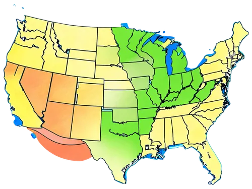 Map of United States, Nebraska state, detailed border lines, colorful, realistic, 3D effect, day time, sunny weather, white clouds, blue sky, north-south orientation, longitude and latitude lines, geo