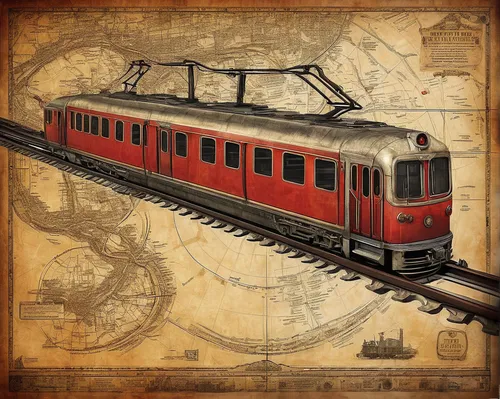 wooden train,rack railway,reichsbahn,wooden railway,german reichsbahn,eisenbahnbrücle,type-gte 1900,railway system,sbb-historic,train route,rail transport,electric train,international trains,merchant train,caravel,long-distance train,red heart medallion on railway,schynige platte railway,old train,narrow-gauge railway,Illustration,Paper based,Paper Based 18