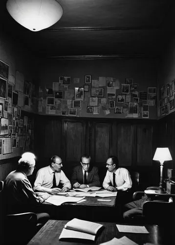 board room,archivists,secretariats,consulting room,study room,burroughs,newspapermen,corbusier,wardroom,mies,investigadores,conference room,boardroom,academicians,rillington,braintrust,eichmann,microfilm,madmen,meeting room,Photography,Black and white photography,Black and White Photography 10