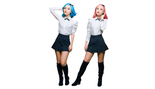 school uniform,fashion dolls,school clothes,uniforms,women's clothing,fashion vector,sewing pattern girls,nurse uniform,anime japanese clothing,knee-high socks,designer dolls,3d model,ladies clothes,two girls,uniform,anime 3d,school skirt,women clothes,3d modeling,image editing,Illustration,Realistic Fantasy,Realistic Fantasy 15