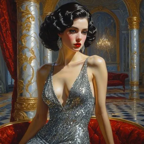 dita,art deco woman,contessa,zorita,mademoiselle,whitmore,elegante,godward,evening dress,ziegfeld,odalisque,habanera,principessa,burlesques,baccarat,burlesque,celebutante,leyendecker,vanderhorst,yasumasa,Illustration,Realistic Fantasy,Realistic Fantasy 03