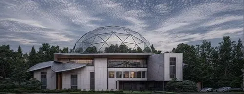 futuristic architecture,musical dome,modern architecture,observatory,cubic house,roof domes,sky apartment,forest chapel,modern house,planetarium,frame house,sky space concept,bee-dome,round house,metal cladding,eco hotel,cube house,cooling house,metal roof,glass building,Architecture,Commercial Residential,Modern,Innovative Technology 2