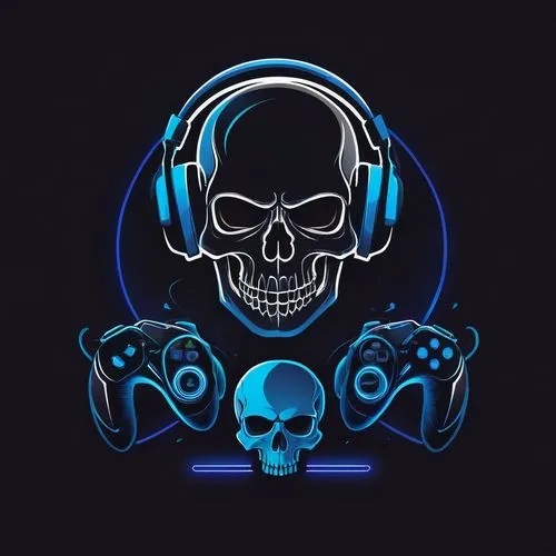 mobile video game vector background,skeleltt,steam icon,edit icon,twitch logo,gamer,vector design,controller,twitch icon,bot icon,spotify icon,steam logo,gamepad,vector graphic,vector illustration,playstation,bandana background,phone icon,gamer zone,dj,Unique,Design,Logo Design