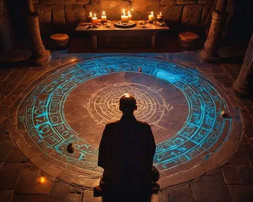 runes,the eternal flame,hall of the fallen,floor fountain,offering,divination,rangoli,labyrinth,the mystical path,dharma wheel,shamanism,yantra,pookkalam,portal,offerings,lord who rings,potter's wheel,stone floor,witches pentagram,games of light,Conceptual Art,Oil color,Oil Color 23