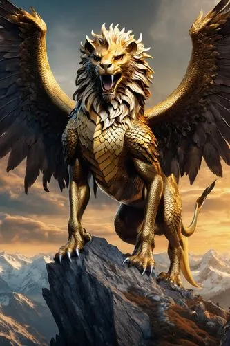 gryphon,griffon bruxellois,griffin,golden dragon,garuda,golden eagle,sphinx pinastri,imperial eagle,mongolian eagle,basilisk,patung garuda,eagle,golden unicorn,cynorhodon,wyrm,sphinx,pegasus,dragon,forest king lion,of prey eagle,Illustration,Black and White,Black and White 25