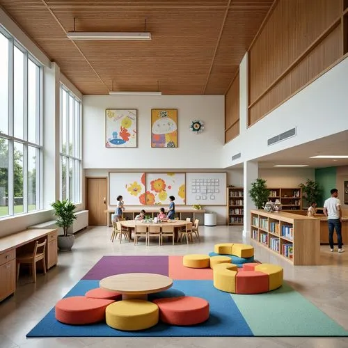 children's interior,prekindergarten,school design,children's room,kindergarten,montessori,library,kindergartens,kindercare,kidspace,libraries,classrooms,pediatrics,public library,children's operation theatre,playrooms,play area,preschool,nursery,nurseries