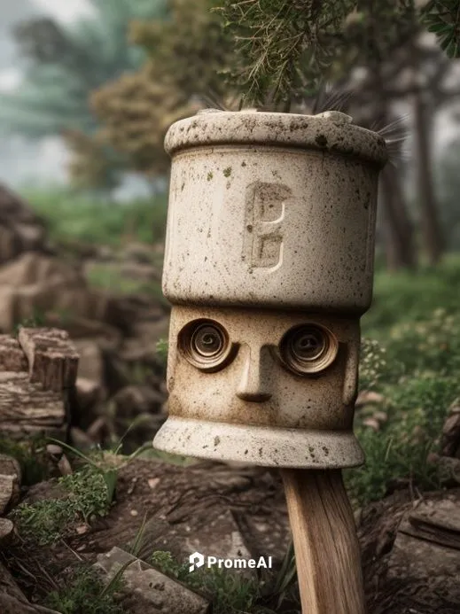 mallet,totem,barbarian,stone man,scandia gnome,gullideckel,drum mallet,moai,axe,wooden man,druid stone,cent,stonemason's hammer,gnome,stone background,stone balancing,b3d,mushroom hat,carton man,stone