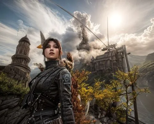 fantasy picture,lara,joan of arc,fantasy portrait,heroic fantasy,castle of the corvin,celtic queen,castleguard,fantasy art,medieval,fantasy woman,schwabentor,neuschwanstein,female warrior,neuschwanstein castle,games of light,castles,alba,katniss,3d fantasy,Common,Common,Natural